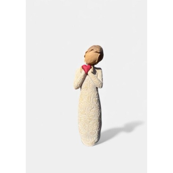Willow Tree Je t'aime I Love You Figurine with Heart by Susan Lordi Demdaco 2009 - Picture 2 of 10